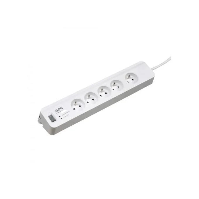 Apc Multiprise Parafoudre 5 Prises - (PM5-FR) - Blanc Apc Multiprise Parafoudre 5 Prises - (PM5-FR) - Blanc
